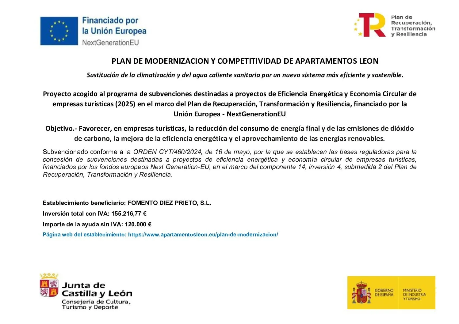 Documento Oficial de Eficiencia Energética